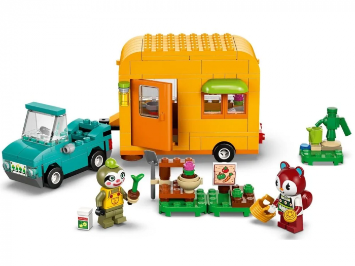 Конструктор LEGO Animal Crossing Садова крамниця і караван, що належать Leif