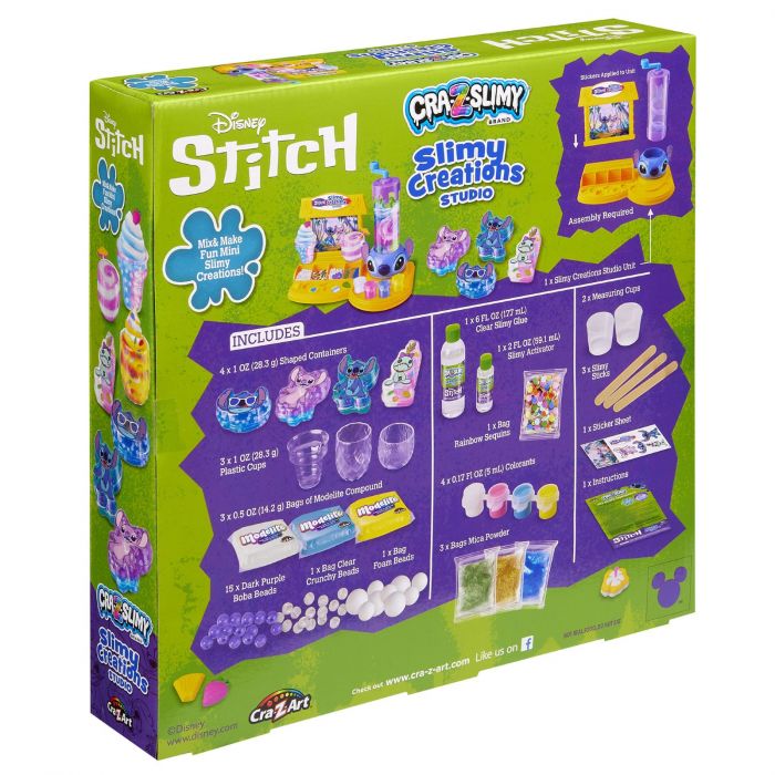 Слайм Cra-Z-Art Stitch Slimy Creations Studio, набір 31од