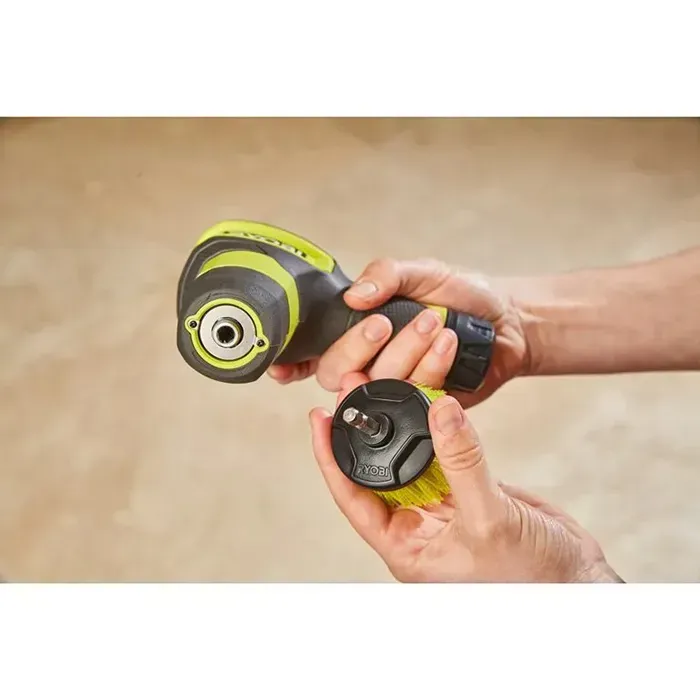 Щітка акумуляторна Ryobi USB Lithium RSCR4-0 4В диск 5см 200/300об/хв IPX7 0.49кг без АКБ та ЗП