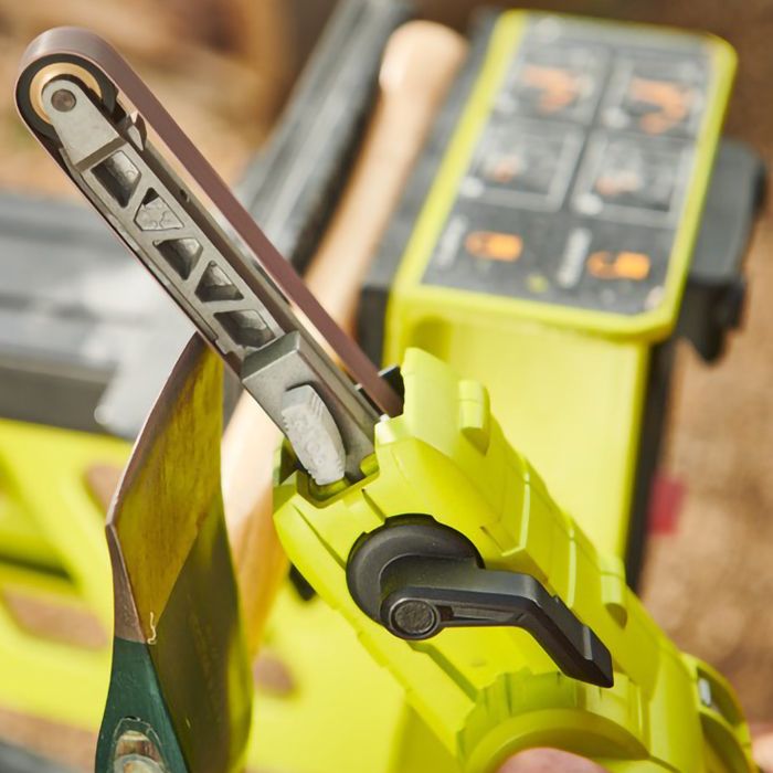 Напилок стрічковий акумуляторний Ryobi ONE+ R18PF-0 18В 260-630м/хв 457х13мм 1кг без АКБ та ЗП