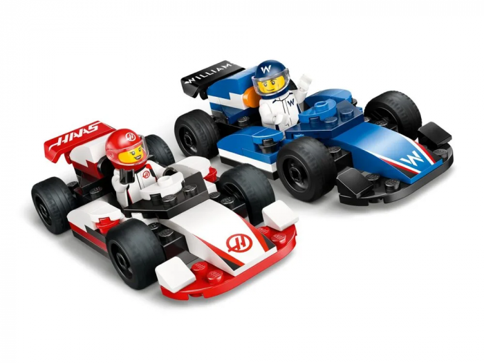 Конструктор LEGO City Автомобілі для перегонів F1 команд Williams Racing та Haas F1