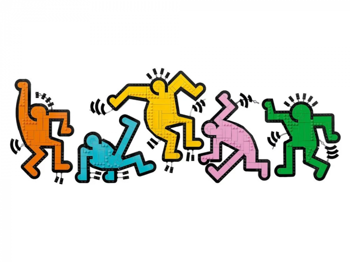 Конструктор LEGO ART Кіт Гарінґ — Танцюючі чоловічки