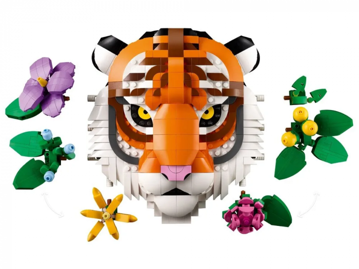 Конструктор LEGO Art Колекція фауни - Тигр