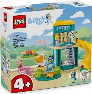 Конструктор LEGO Bluey Веселощі з Блуї та Хлоєю на ігровому майданчику