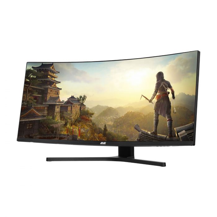 Монітор 2E GAMING 34" R3426B 2xHDMI, DP, VA, 3440x1440, 200Hz, 1ms, NTSC 85%, CURVED, FreeSync, HAS