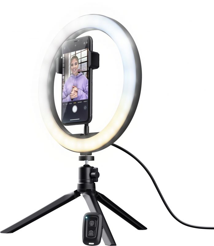 Комплект для стримінгу Trust Maku+ 2-in-1 Streaming Kit, зелений фон та кільцева лампа