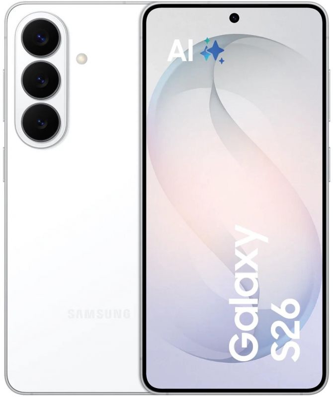 Смартфон Samsung Galaxy S26 5G (S942) 6.3' 12/512ГБ, 2SIM, 4300мА•год, білий