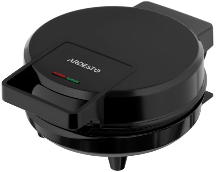 Вафельниця ARDESTO 1200Вт, вафлі в формі сердця,  корпус-пластик, чорний