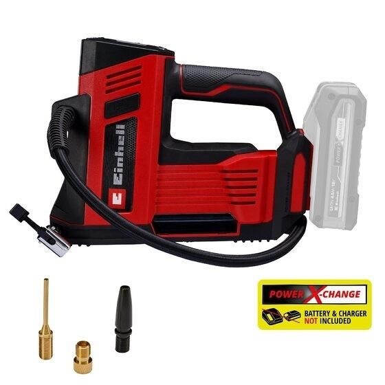 Компресор повітряний акумуляторний Einhell CE-CC 18/23 D Li - Solo, 18В, до 12л/хв, 11бар, 1.16кг без АКБ та ЗП