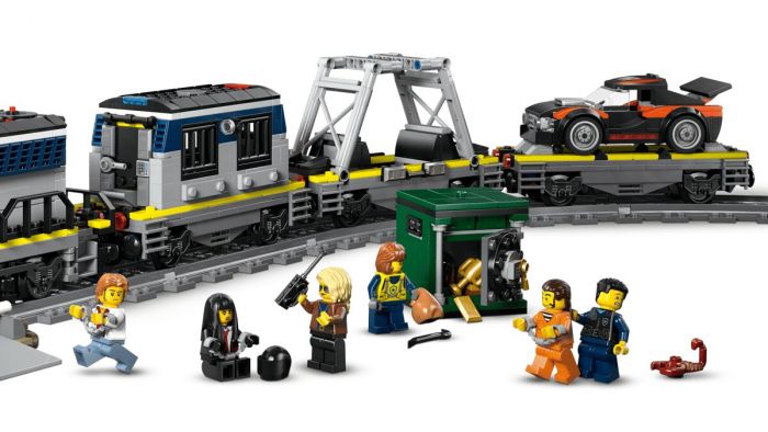 Конструктор LEGO City Пограбування поліцейського поїзда