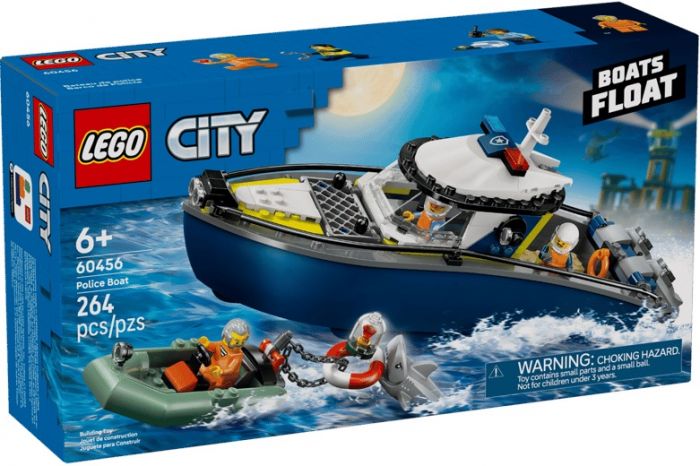 Конструктор LEGO City Переслідування на поліцейському катері