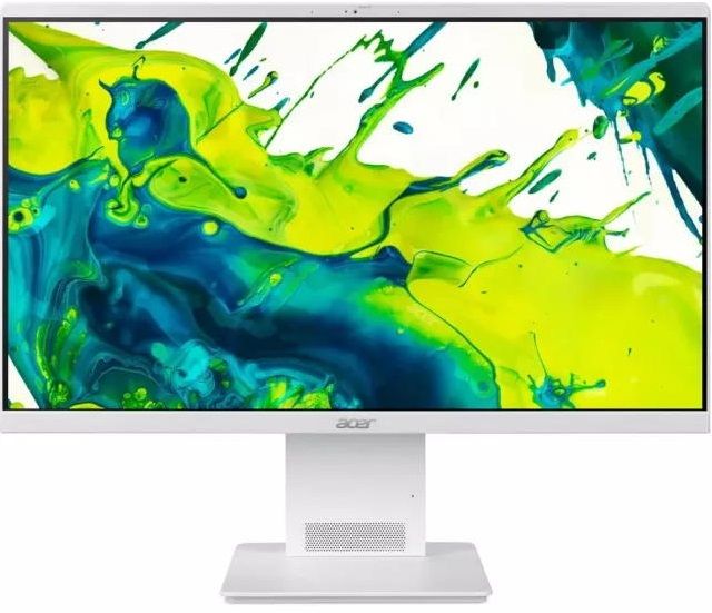 Комп'ютер персональний моноблок Acer Aspire S24B-GMTL-U 23.8" FHD, Intel U5-115U, 16GB, F512GB, UMA, WiFi, кл+м, Lin, білий