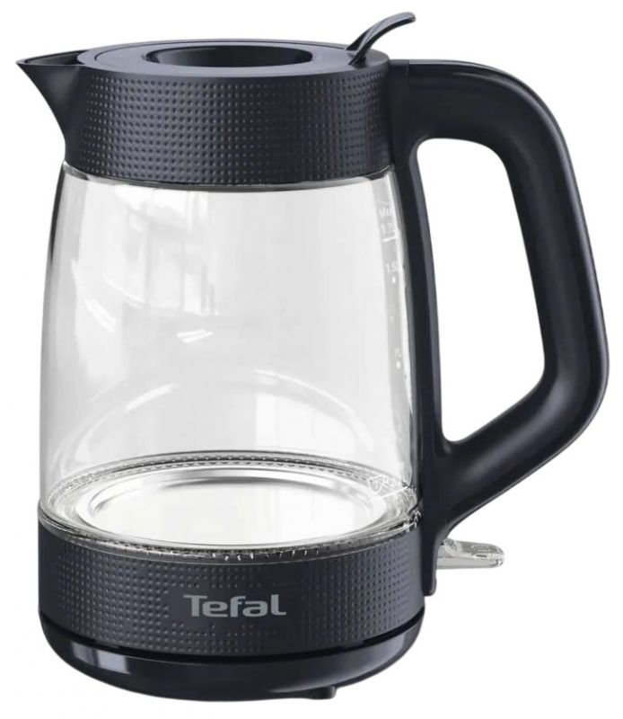 Електрочайник Tefal Morning Glass Kettle, 1.7л, скло, з підсвіткою, чорний