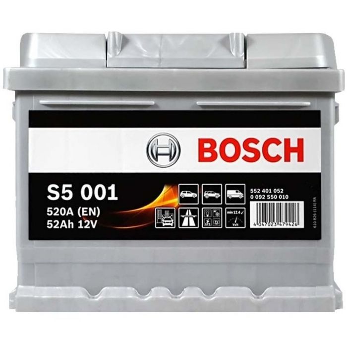 Акумулятор Bosch S5 12В 52А·год 520А R+ (0 092 S50 010)