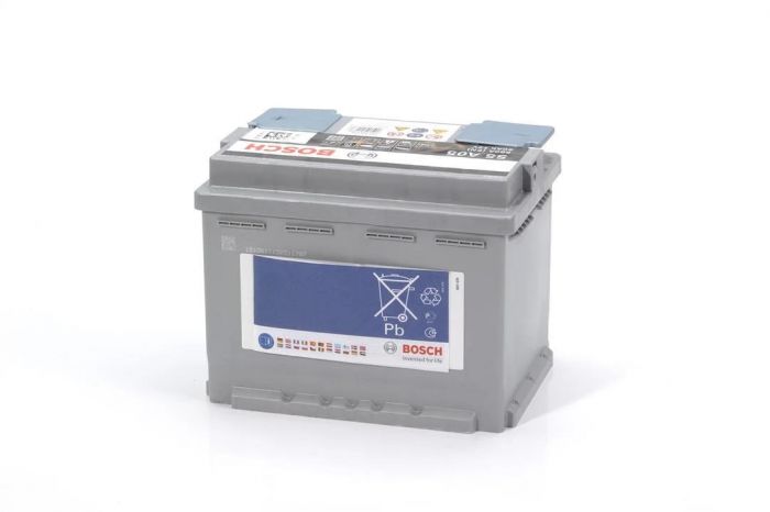 Акумулятор Bosch S5 AGM 12В 60А·год 680А R+ (0 092 S5A 050)