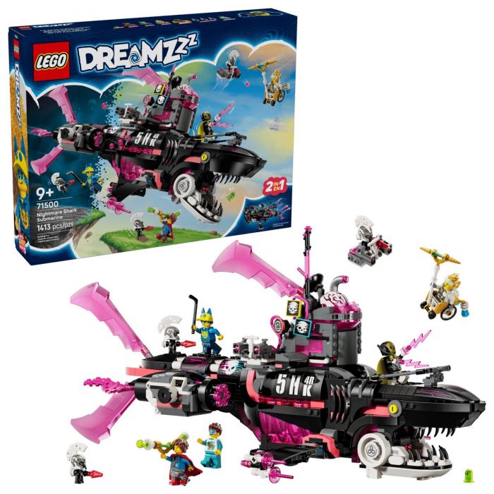 Конструктор LEGO Dreamzzz Страхітливий підводний човен «Акула»