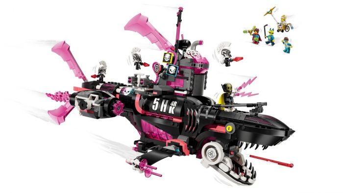 Конструктор LEGO Dreamzzz Страхітливий підводний човен «Акула»