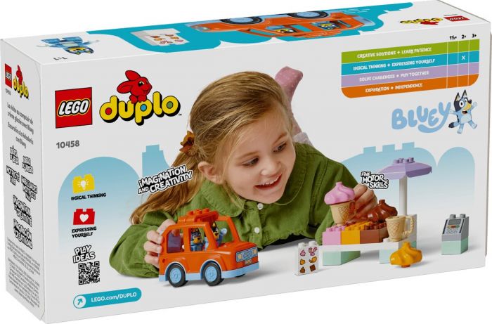 Конструктор LEGO DUPLO Bluey Подорож із морозивом із Блуї