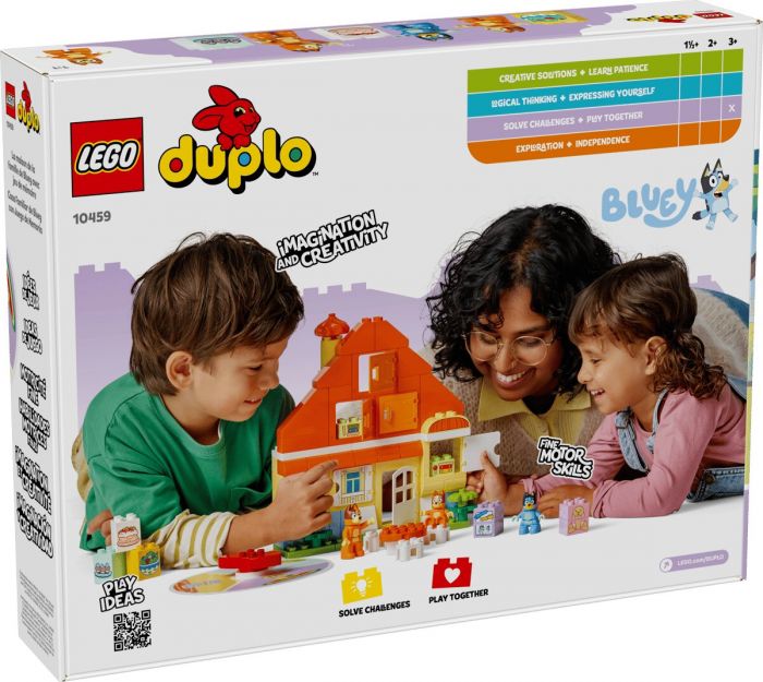 Конструктор LEGO DUPLO Bluey Родинний дім Блуї із грою на запам'ятовування