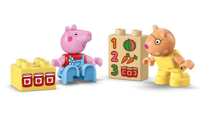 Конструктор LEGO DUPLO Peppa Pig Трактор і ринок