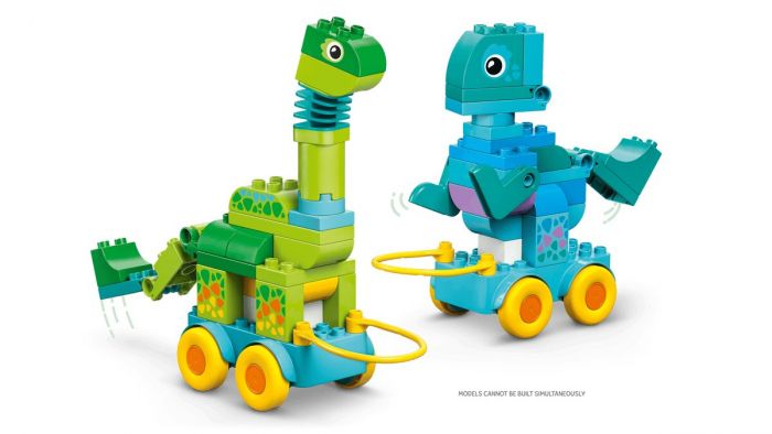 Конструктор LEGO DUPLO Town Динозаври на колесах 3в1