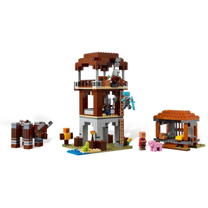 Конструктор LEGO Minecraft Аванпост розбійників та спустошувач