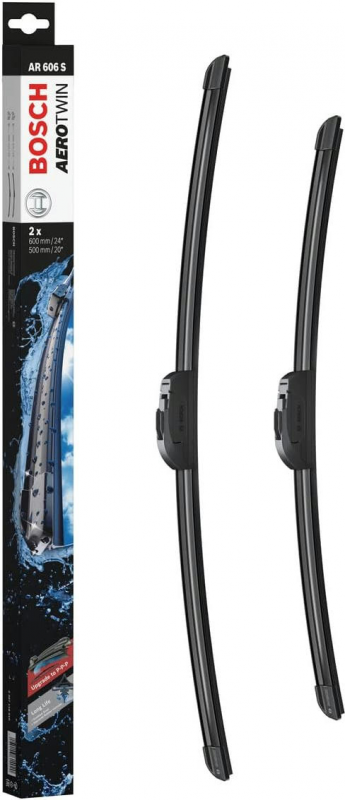 Склоочисник BOSCH Aerotwin безкаркасний комплект 600/500мм (3 397 118 910)