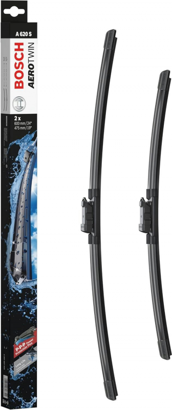 Склоочисник BOSCH Aerotwin безкаркасний комплект 600/475мм (3 397 007 620)