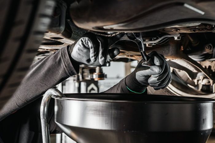 Рукавички робочі Neo Tools поліестер з нітриловим покриттям, р.8, сіро-чорний