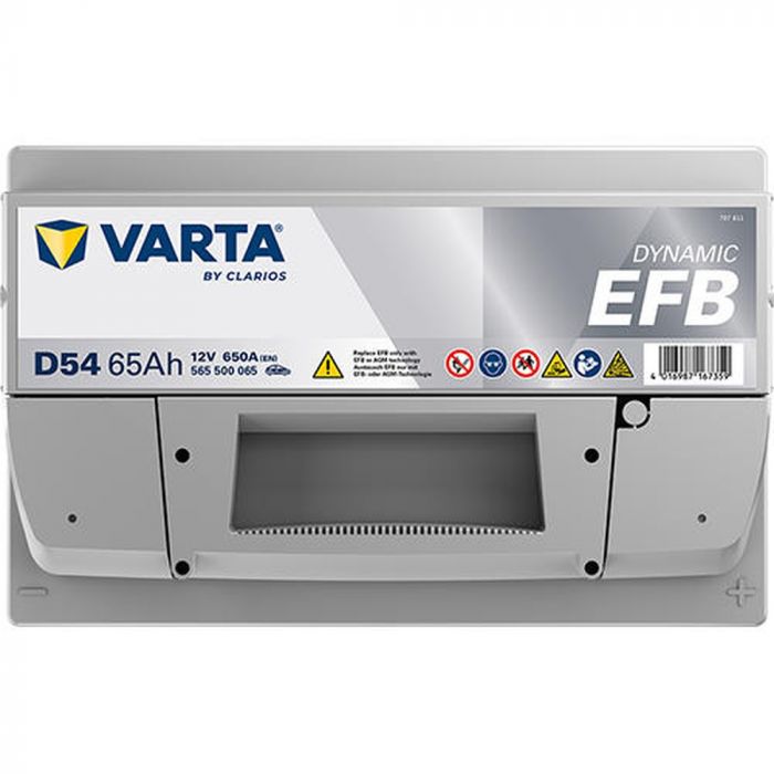 Акумулятор Varta Dynamic EFB 12В 65Аг 650А R+ (565500065)