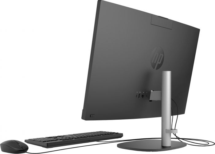 Комп'ютер персональний моноблок HP 240-G10 23.8" FHD IPS AG, Intel i5-1334U, 16GB, F512GB, UMA, WiFi, кл+м, 3р, DOS, чорний