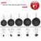 Сковорода Tefal Emotion+, 28см, нержавіюча сталь, бакеліт, чорний