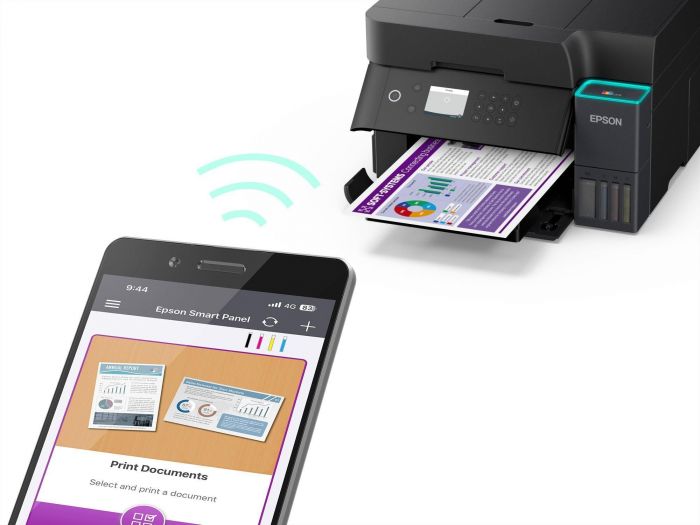 БФП ink color A4 Epson EcoTank L6370 35_23 ppm DADF Duplex USB Ethernet Wi-Fi 4 inks Black Pigment
