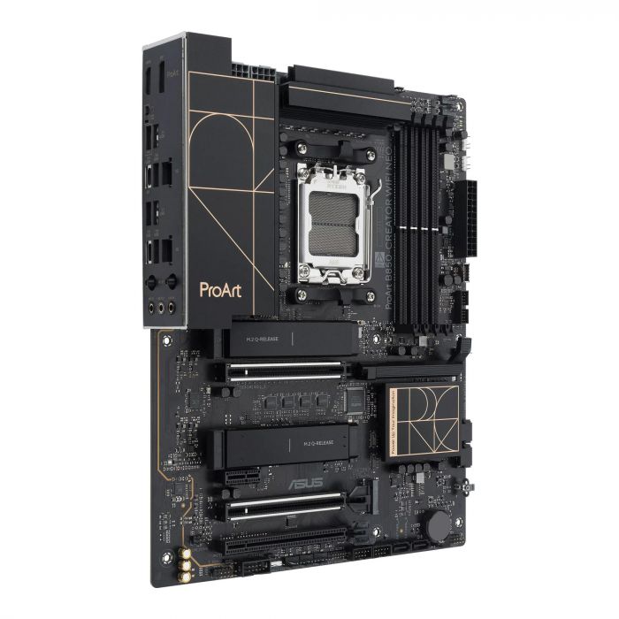 Материнcька плата ASUS PROART B850-CREATOR WIFI NEO sAM5 B850 4xDDR5 M.2 HDMI DP USB Type-C Wi-Fi BT ATX
