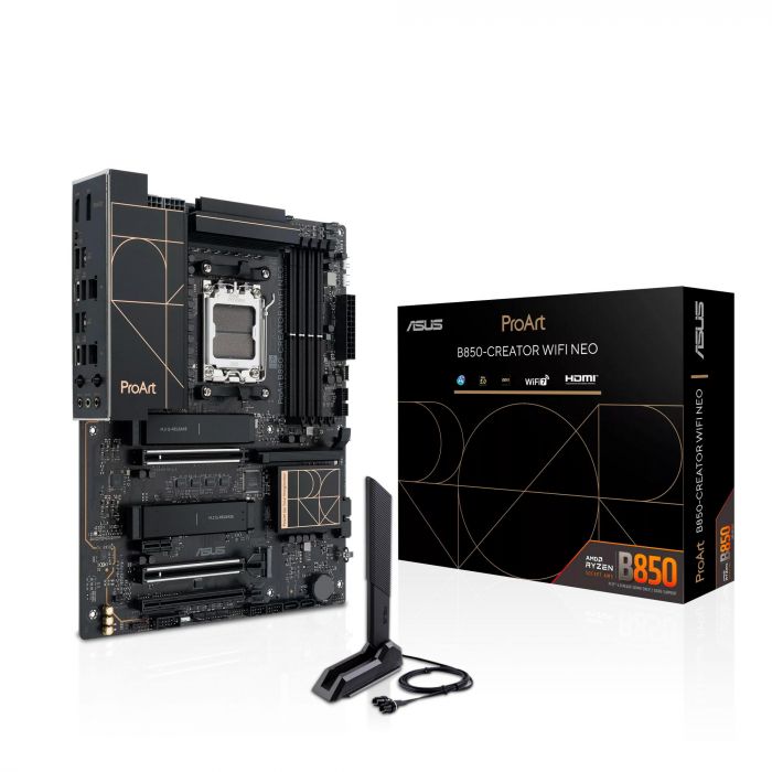 Материнcька плата ASUS PROART B850-CREATOR WIFI NEO sAM5 B850 4xDDR5 M.2 HDMI DP USB Type-C Wi-Fi BT ATX