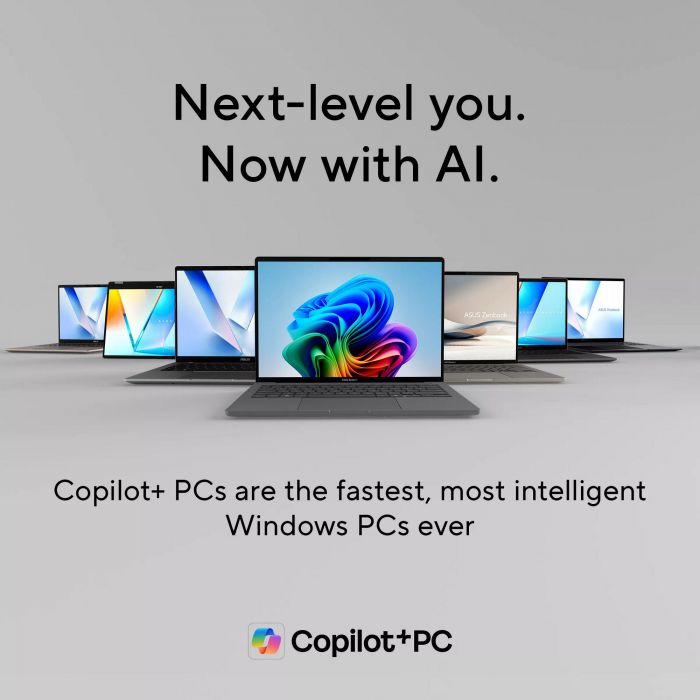 Ноутбук ASUS Vivobook 16 M1607GA-MB010 16" WUXGA IPS, AMD AI 7 445, 16GB, F512GB, UMA, NoOS, Сріблястий