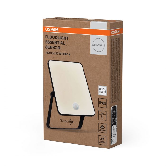 Прожектор LEDVANCE OSRAM 20Вт 1800Лм 4000K чорний