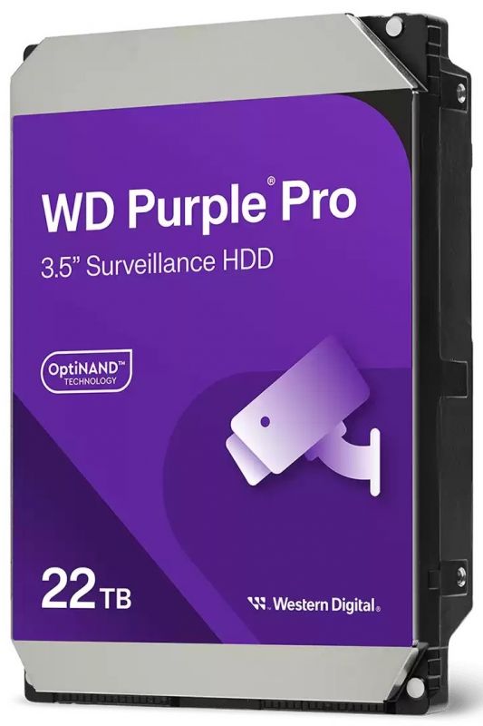 Жорсткий диск WD 22TB 3.5" 7200 512MB SATA Purple Pro Surveillance