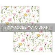 Набір серветок серв. ARDESTO Spring flowers 30х45см, 2шт, 100% поліестер, білий