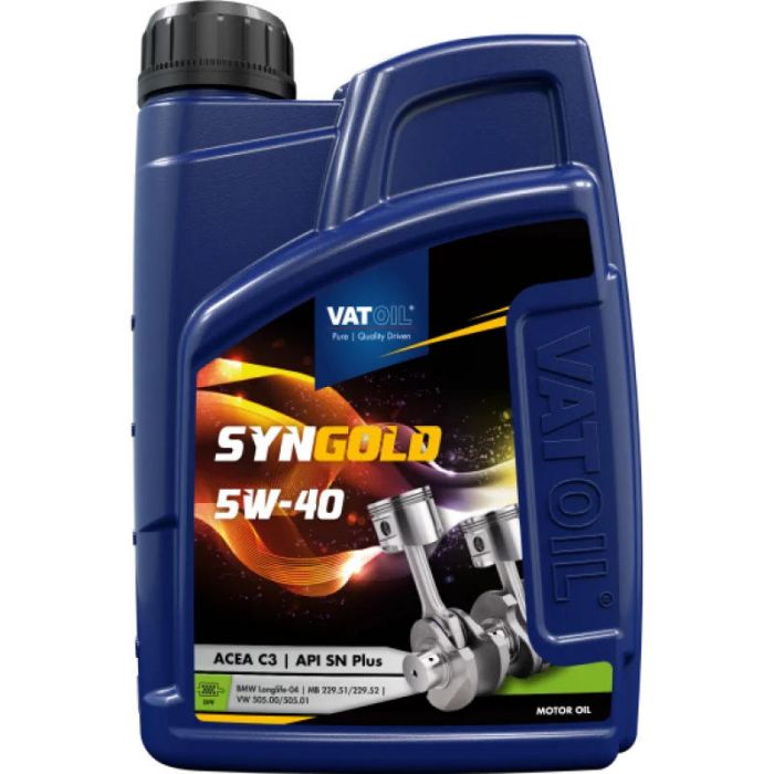 Олива моторна VATOIL SynGold 5W-40 1л (11-1) (50010)