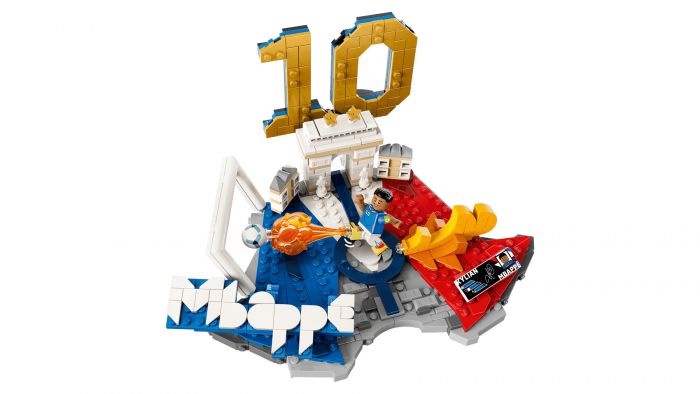 Конструктор LEGO Editions Football Кіліан Мбаппе — найкращі моменти футбольних матчів