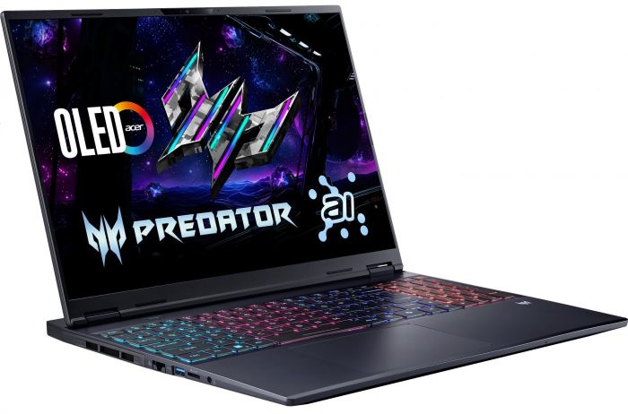 Ноутбук Acer Predator Helios Neo 16S PHN16S-I51 16" OLED, Intel U9-386H, 64GB, F2TB, NVD5060-8, Lin, чорний