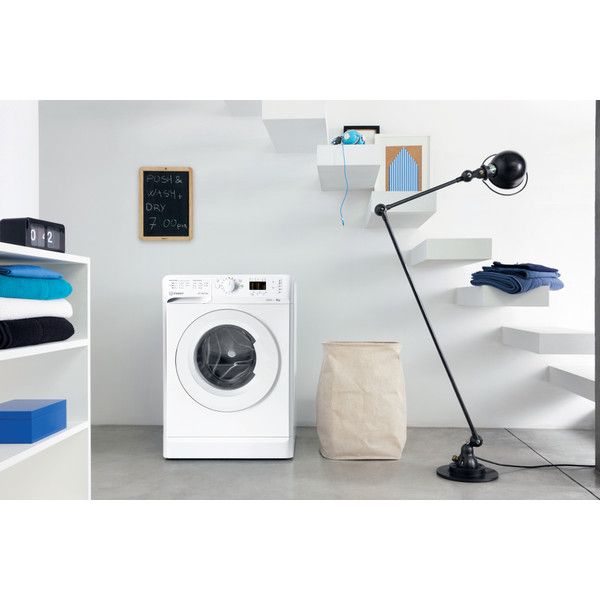 Пральна машина Indesit фронтальна, 5кг, 1000, D, 43см, білий
