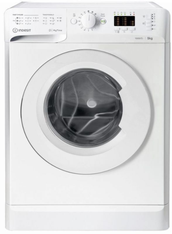 Пральна машина Indesit фронтальна, 5кг, 1000, D, 43см, білий