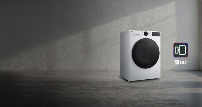Пральна машина LG фронтальна, 9кг, 1200, A, 48см, дисплей, пара, інвертор, білий