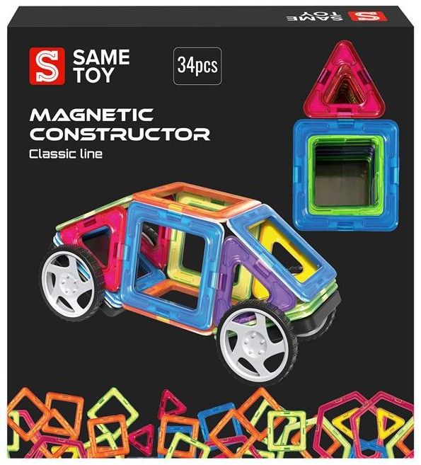 Конструктор магнітний Same toy Classic line 34ел