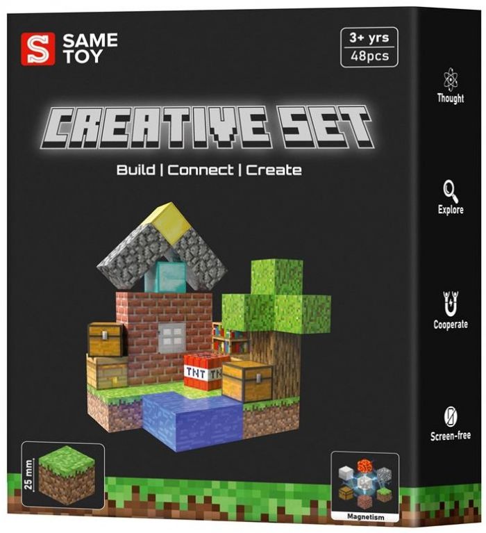 Конструктор магнітний Same Toy Creative Set Patio 48ел