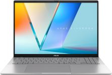 Ноутбук ASUS Vivobook S16 S3607VA-RP146 16" FHD IPS, Intel 7 240H, 16GB, F512GB, UMA, NoOS, Сріблястий