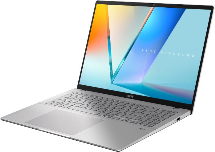 Ноутбук ASUS Vivobook S16 M3607GA-SH010 16" FHD OLED, AMD AI 7 445, 16GB, F512GB, UMA, NoOS, Сріблястий