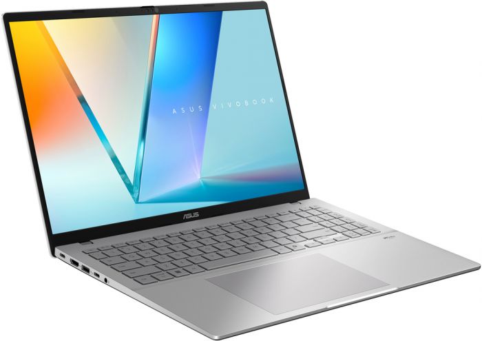 Ноутбук ASUS Vivobook S16 M3607GA-SH010 16" FHD OLED, AMD AI 7 445, 16GB, F512GB, UMA, NoOS, Сріблястий
